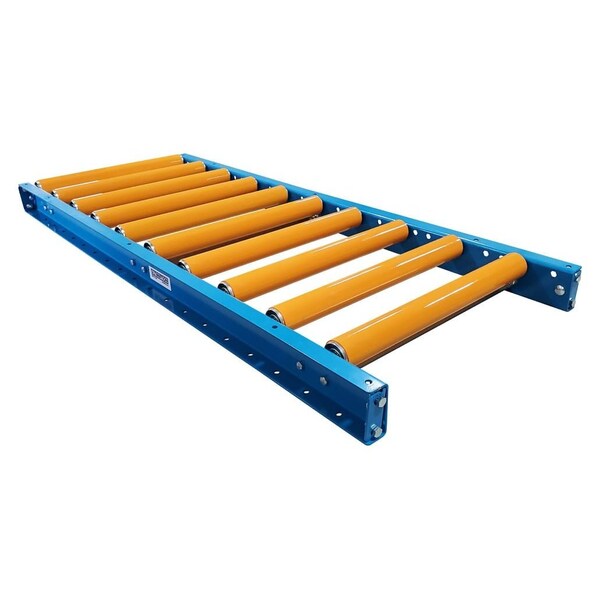 Ultimation Roller Conveyor with Covers, 24inW x 5L, 1.9in Dia. Rollers URS19G-24-6-5U - main